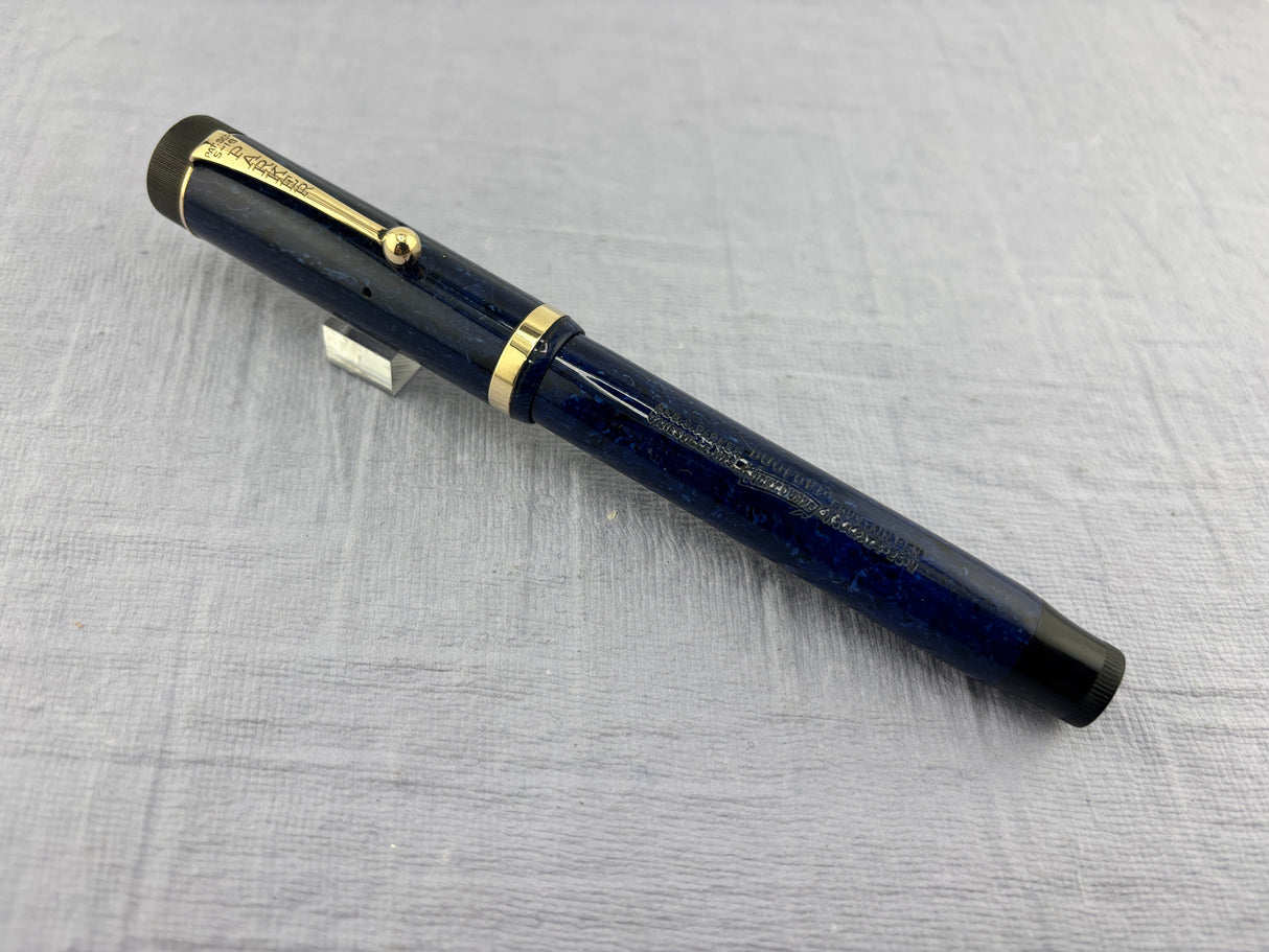 Parker Duofold Senior Blue Lapis Fountain Pen