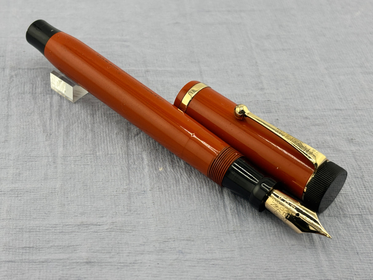 Parker Duofold Senior Big Red Orange Fountain Pen