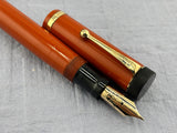 Parker Duofold Senior Big Red Orange Fountain Pen