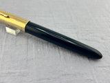 Parker 51 Navy Blue Gold Cap  Fountain Pen