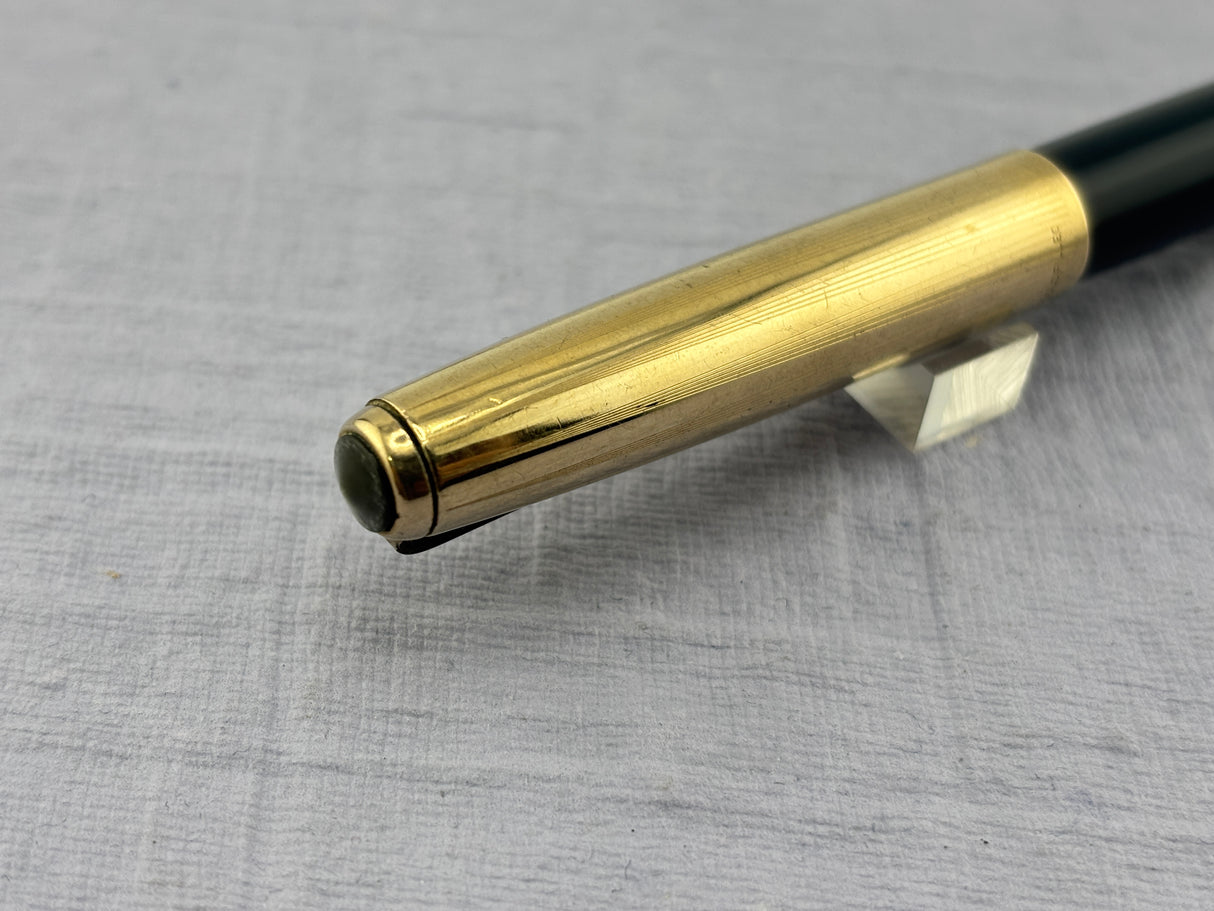 Parker 51 Navy Blue Gold Cap  Fountain Pen