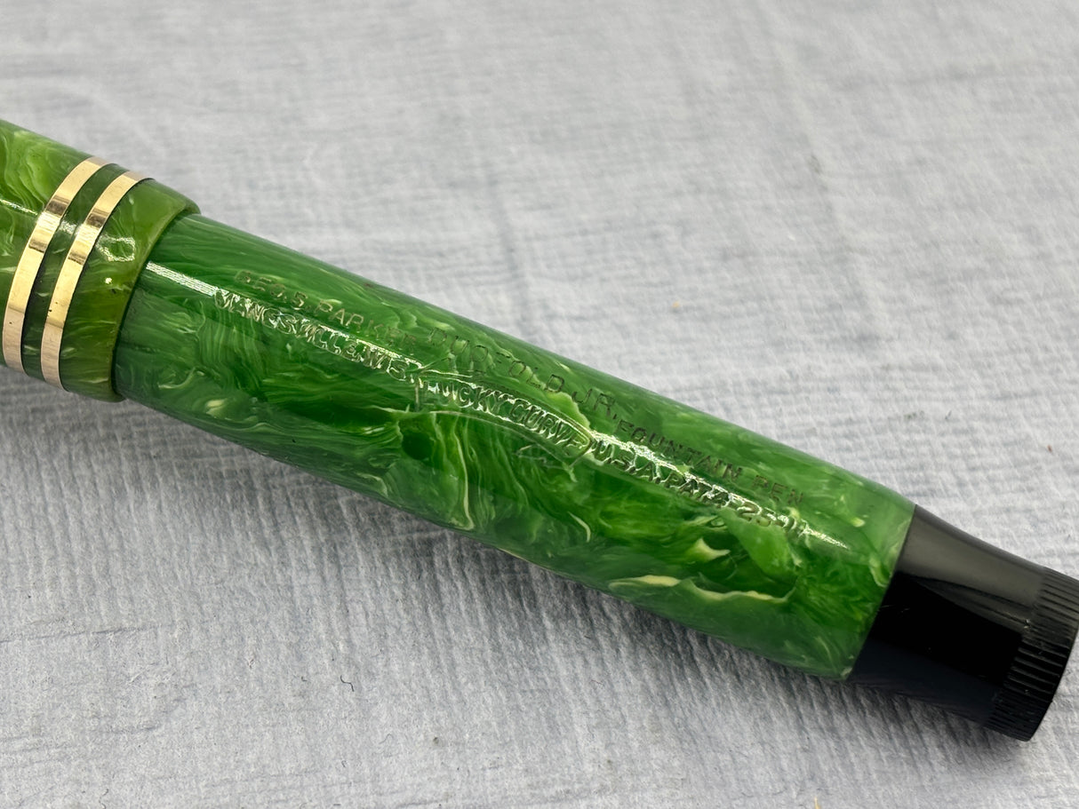 Parker Duofold Junior Green Jade  - Fountain Pen