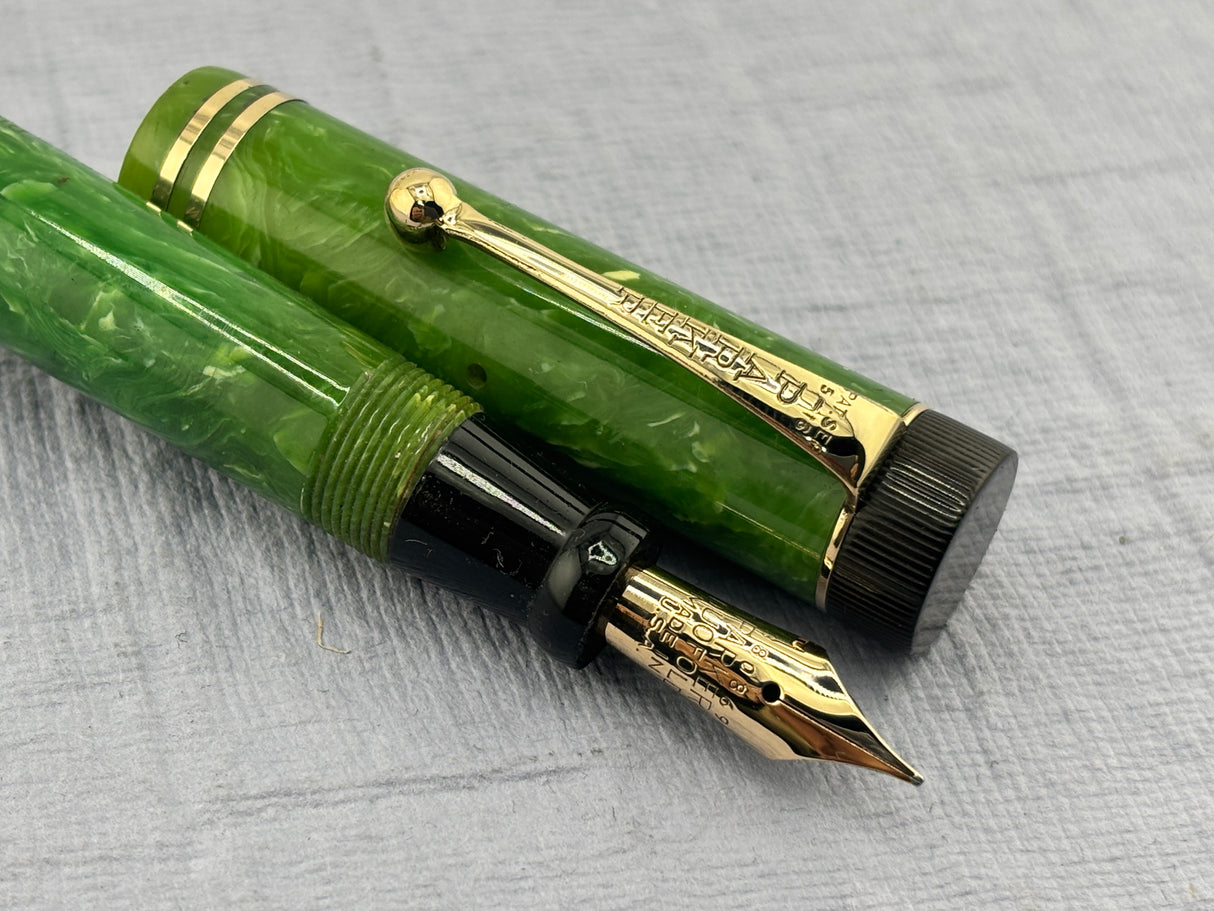 Parker Duofold Junior Green Jade  - Fountain Pen