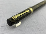 No name beautiful color Green Celluloid maybe French  - Fountain Pen