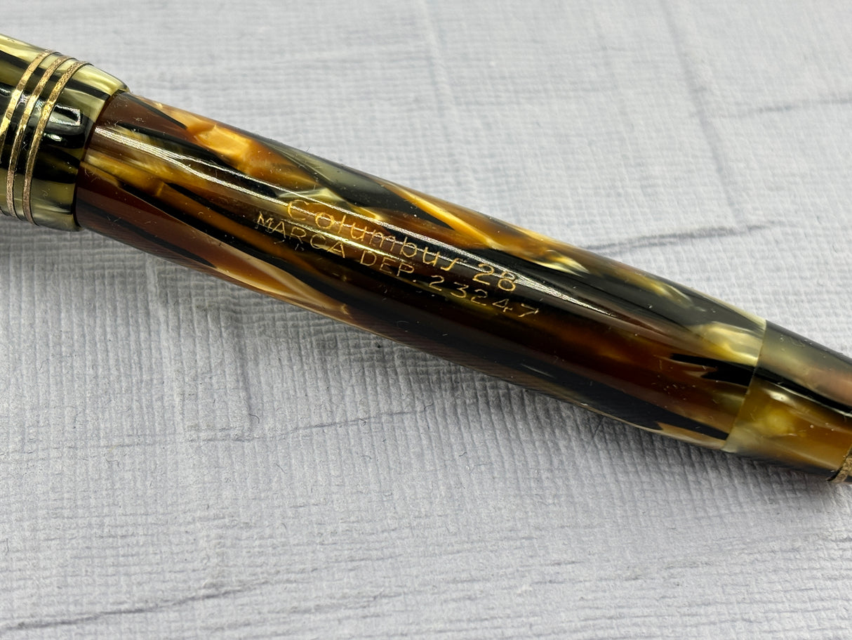 Columbus Extra 28 Celluloid Made in Italy - Fountain Pen