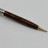 Parker 51 Pencil Diamond Clip  Brown Ebonite ripple Custom by Howard Levy Bexley in 1990