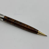 Parker 51 Pencil Diamond Clip  Brown Ebonite ripple Custom by Howard Levy Bexley in 1990