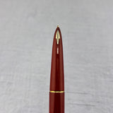 Parker 61 Set - Rage Red Rainbow Gold-Filled Cap USA - Fountain Pen and Pencil