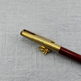 Parker 61 Set - Rage Red Rainbow Gold-Filled Cap USA - Fountain Pen and Pencil