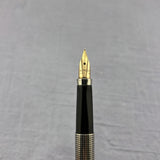 Parker 75 Sterling silver .925 CROSS HATCH "Cisele"  Fountain Pen
