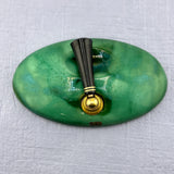 Parker Duofold Green Jade Desk Set Green Base - Fountain Pen
