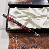Parker Duofold International Mosaic Red Fountain Pen - Circa 2001