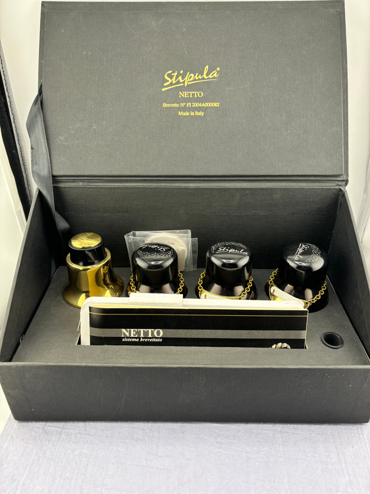 STIPULA SET OF 4 INKWELL TESTERS - VERY UNUSUAL