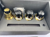 STIPULA SET OF 4 INKWELL TESTERS - VERY UNUSUAL