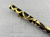 Parker Lucky Curve  #16  Gold Filled Filigree Overlay Eyedropper  - Fountain Pen