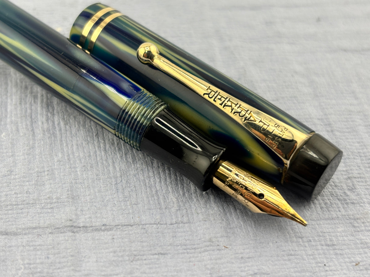 Parker Duofold Style Junior True Blue  - Fountain Pen