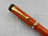 Parker Duofold Junior Red Hard Rubber  - Fountain Pen