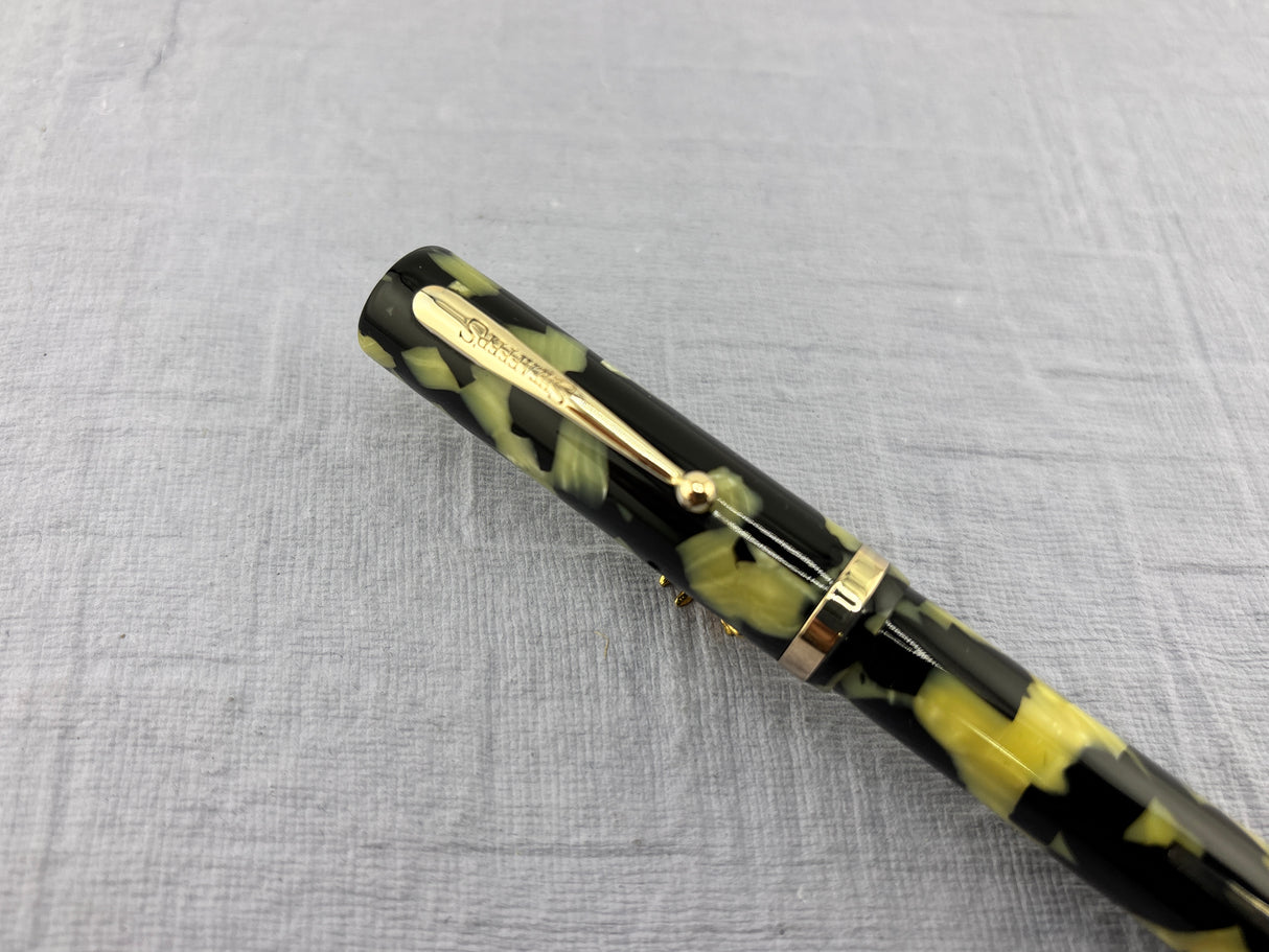 Sheaffer Flat Top Lifetime Senior Black and Pearl  - Fountain Pen