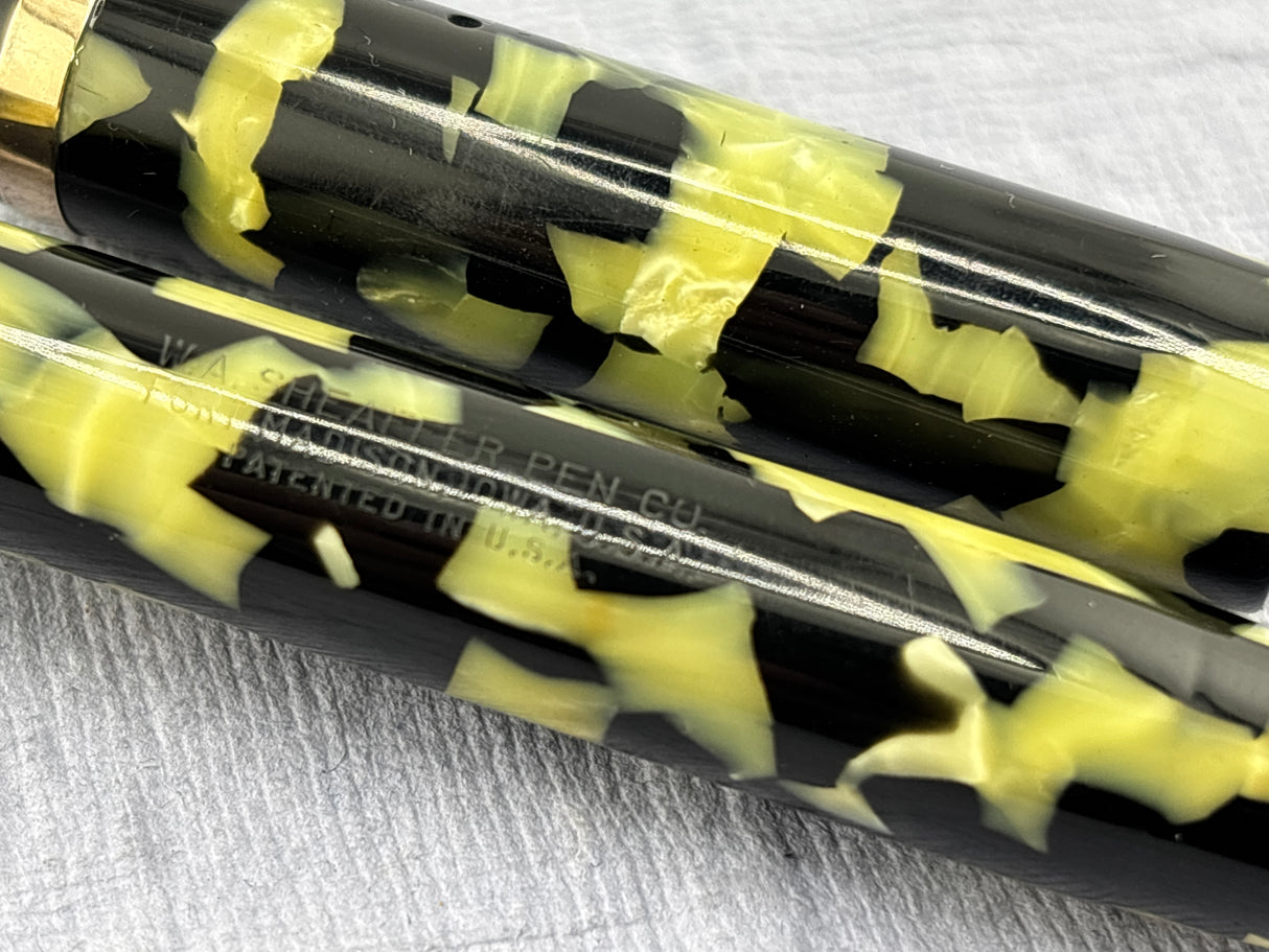 Sheaffer Flat Top Lifetime Senior Black and Pearl  - Fountain Pen