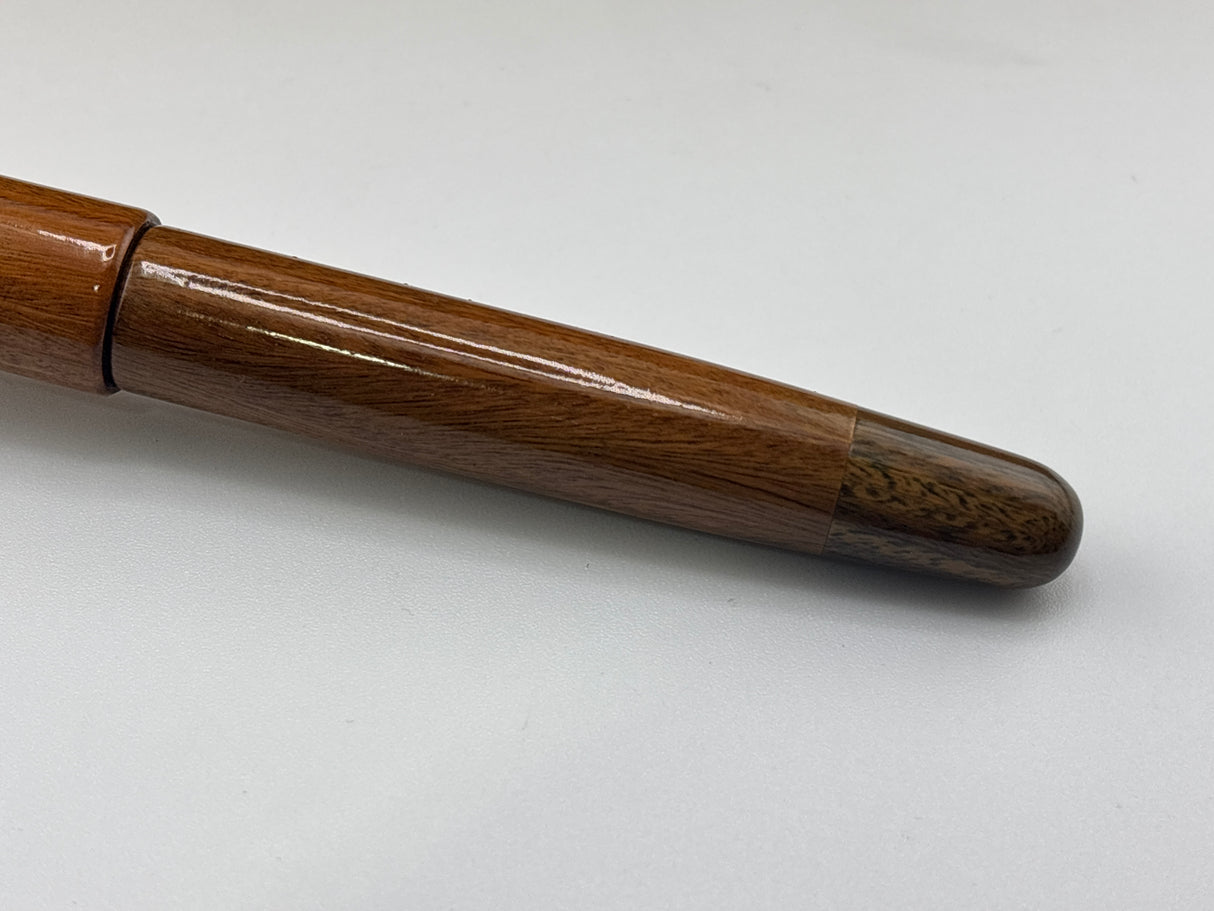 OMAS Precious Lignum Vitae Wood Ogiva Fountain Pen - Medium 18kt Gold Nib