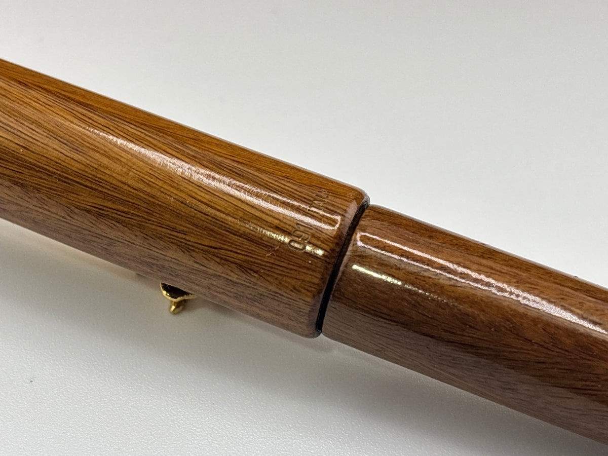 OMAS Precious Lignum Vitae Wood Ogiva Fountain Pen - Medium 18kt Gold Nib