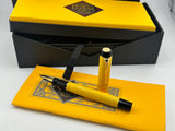 Parker Duofold Centennial Mandarin Yellow Limited Edition  Fountain Pen - Medium 18kt Gold Nib