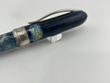 Visconti Early Van Gogh Maxi Ocean Blue Fountain Pen - Large Fine 14kt Gold Nib - A Fabulous Example of this Model (Each One Being Different)