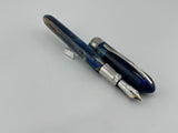Visconti Early Van Gogh Maxi Ocean Blue Fountain Pen - Large Fine 14kt Gold Nib - A Fabulous Example of this Model (Each One Being Different)