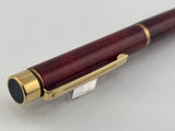 Sheaffer Full Size Targa Red Ronce Lacque Fountain Pen - Extra Fine 14kt Gold Nib