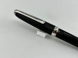 Cartier - Louis Cartier Black Fluted Ballpoint Pen - Platinum-Plated Trim