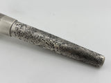 Montegrappa Fortuna Brushed Stainless Steel Skulls  Fountain Pen  - Fine Stainless Steel Nib