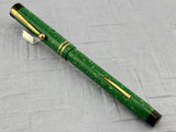 Sheaffer’s 5-30 Flat Top Green Jade   - Fountain Pen