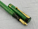 Sheaffer’s 5-30 Flat Top Green Jade   - Fountain Pen