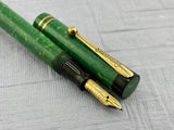 Sheaffer’s 5-30 Flat Top Green Jade   - Fountain Pen