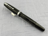 Parker Vacumatic Standard Grey Silver trim Blue Arrow Diamond clip   - Fountain Pen