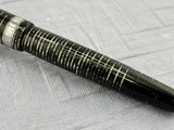 Parker Vacumatic Standard Grey Silver trim Blue Arrow Diamond clip   - Fountain Pen