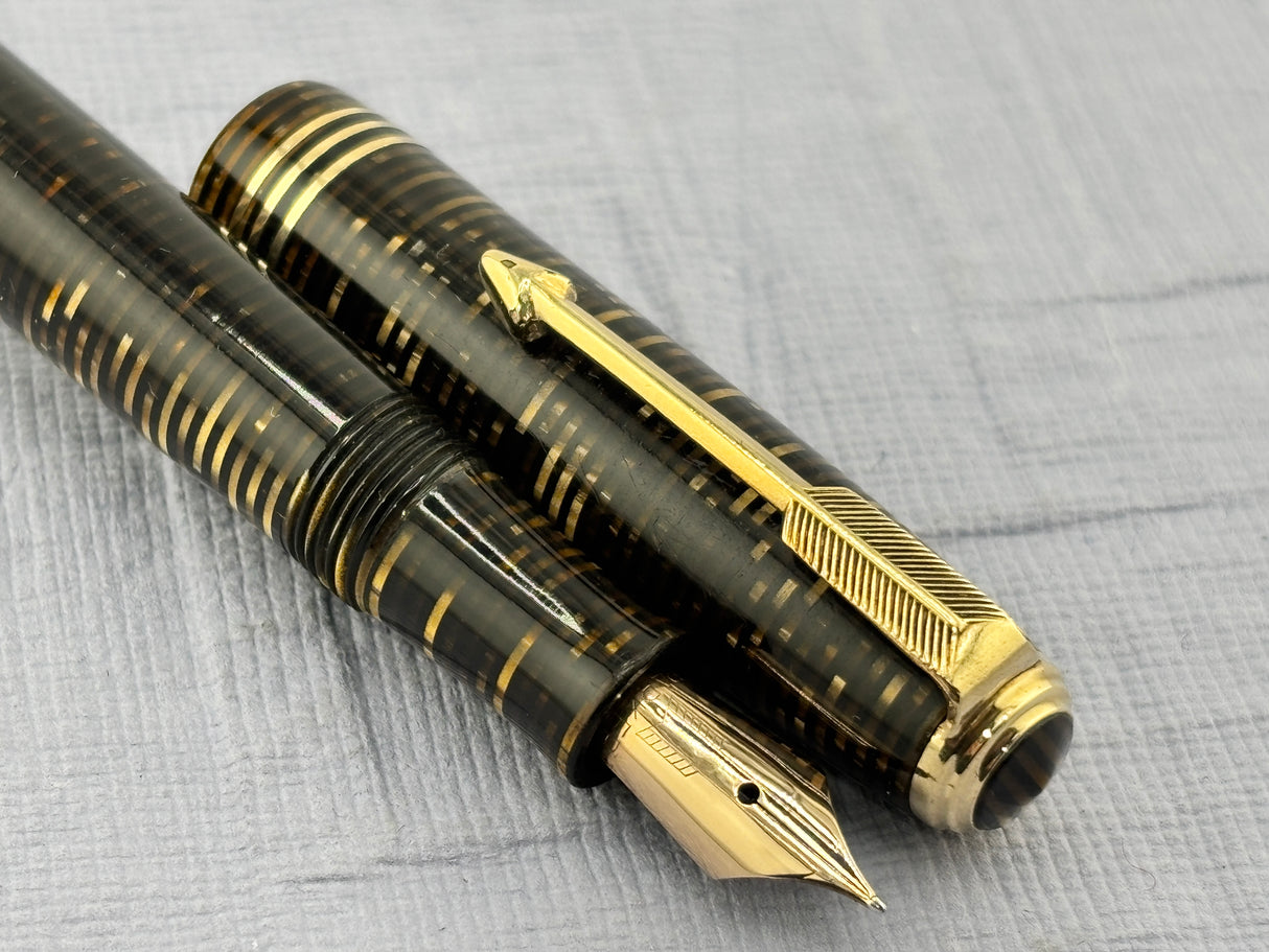 Parker Vacumatic Standard Golden Pearl Double Jewels  - Fountain Pen