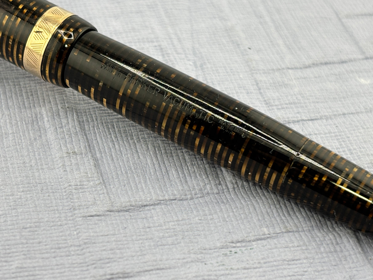 Parker Vacumatic Standard Brown Split Arrow Diamond clip   - Fountain Pen