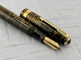 Parker Vacumatic Standard Brown Split Arrow Diamond clip   - Fountain Pen