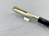 Parker 51 Navy Blue Sterling silver cap Vacumatic - Fountain Pen