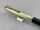 Parker 51 Navy Blue Sterling silver cap Vacumatic - Fountain Pen