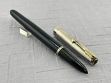 Parker 51 Navy Blue Sterling silver cap Vacumatic - Fountain Pen