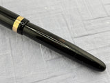 Parker Vacumatic Standard Black Cap striped transparent Laminated  Barrel Diamond clip - Fountain Pen
