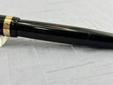 Parker Vacumatic Standard Black Cap striped transparent Laminated  Barrel Diamond clip - Fountain Pen