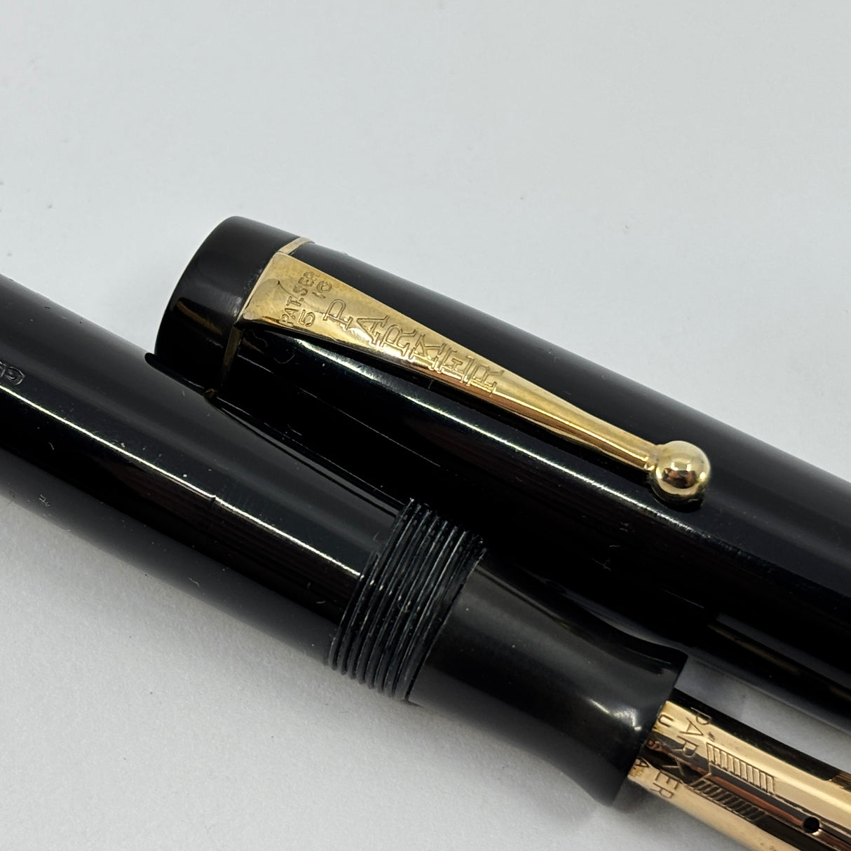 Parker Senior Duofold Black Streamline  - circa 1935