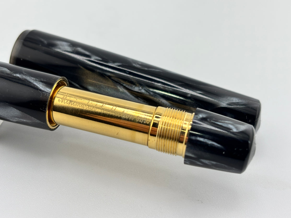 ASC Bologna Extra Bronze Skyscraper Limited Edition Fountain Pen - Flexible Magic Flex 14kt Gold Nib