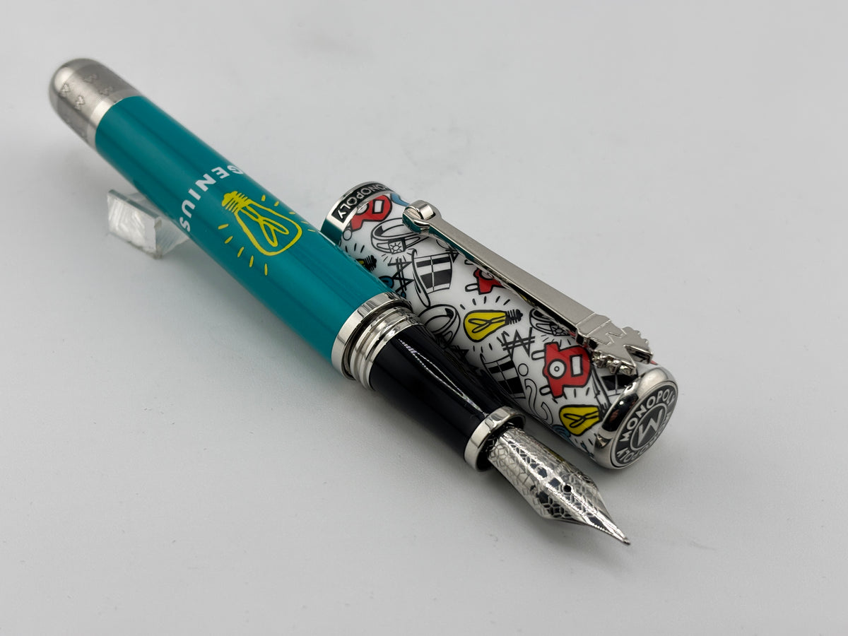 Montegrappa Monopoly "Genius"  Edition  Fountain Pen - Medium Stainless Steel Nib