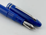 Omas for Levenger Ogiva "Bleu de France" Fountain Pen - Flexible Fine 14kt Gold Nib