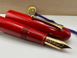 Namiki Emperor Vermilion Urushi Fountain Pen - The Grail of the Namiki Urushi!  - Fine/Medium 18kt Gold Nib