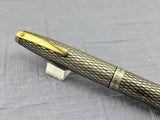 Sheaffer’s Imperial crossed lines sterling silver 925   - Fountain Pen